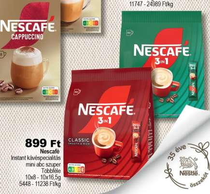Nescafé instant kávéspecialitás