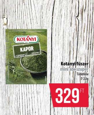 Kotányi fűszer