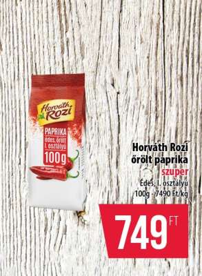 Horváth Rozi őrölt paprika