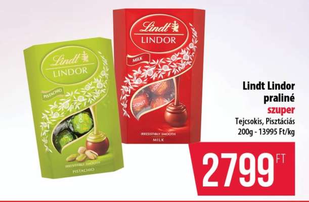 Lindt Lindor praliné