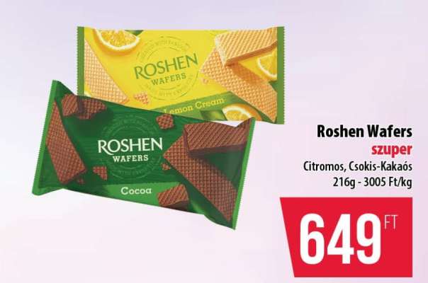 Roshen Wafers