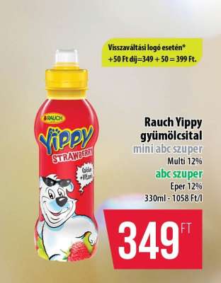 Rauch Yippy gyümölcsital