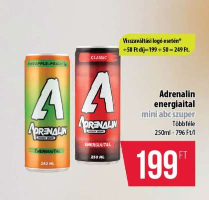 ADRENALIN Energiaital