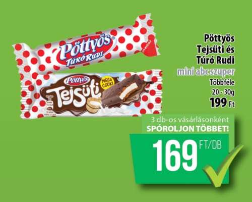 Pöttyös Tejsüti és Túró Rudi mini