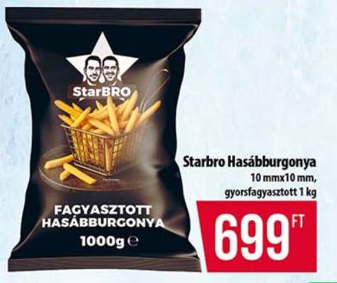 Starbro hasábburgonya