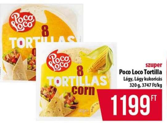 Poco Loco tortilla