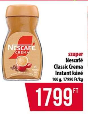Nescafé Classic Crema Instant kávé