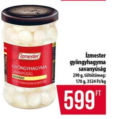 Ízmester gyöngyhagyma savanyúság