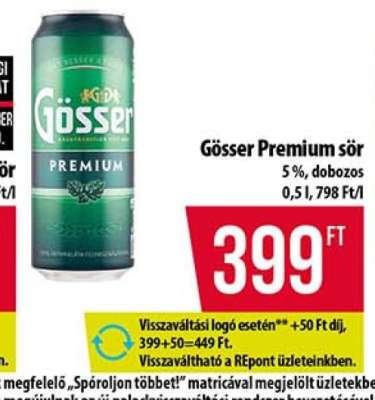 Gösser Premium sör