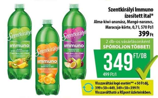 Szentkirályi Immuno ízesített ital