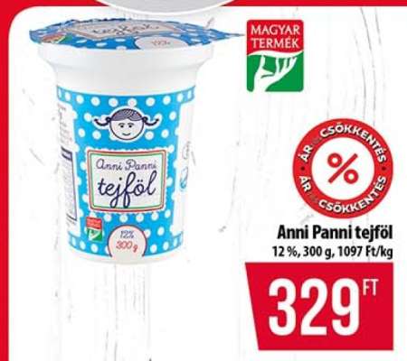 Anni Panni tejföl