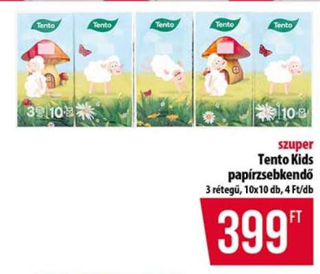Tento Kids papírzsebkendő