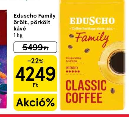 EduScho Family őrölt, pörkölt kávé