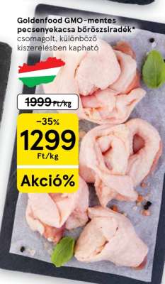 Goldenfood GMO-mentes pecsenyekacsa bőröszsiradék