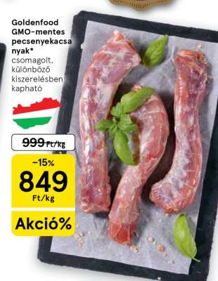 Goldenfood GMO-mentes pecsenyekacsa nyak