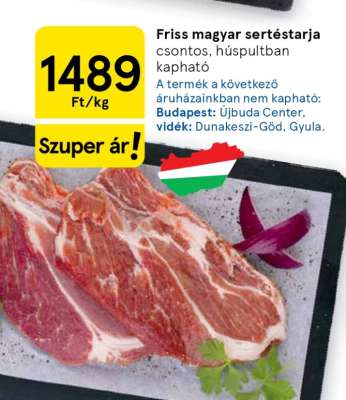 Friss magyar sertéstarja