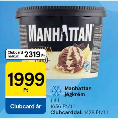 MANHATTAN Jégkrém