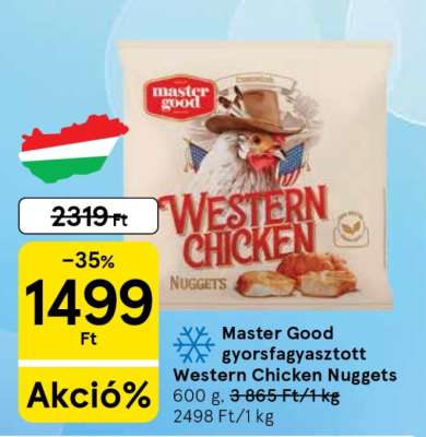 Master Good gyorsfagyasztott Western Chicken Nuggets