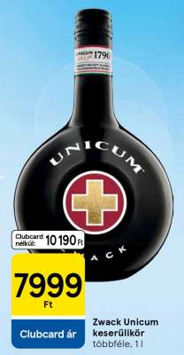 Zwack Unicum keserűlikőr