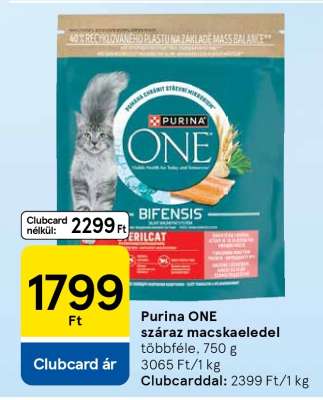Purina ONE Száraz Macskaeledel
