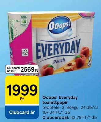 Ooops! Everyday Toalettpapír