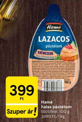 Hamé halas pástétom