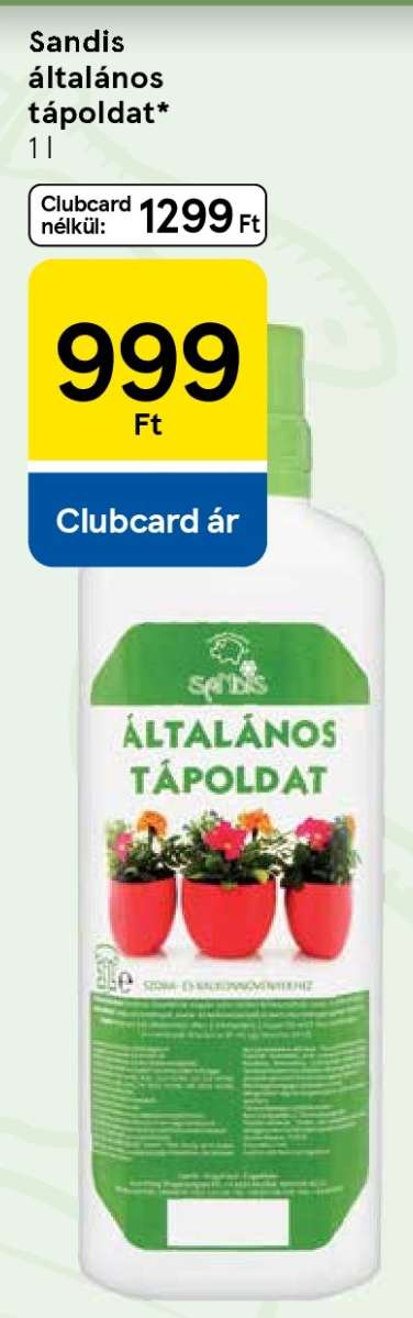 Sandis általános tápoldat