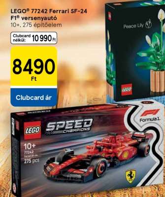 LEGO 77242 Ferrari SF-24 F1 versenyautó