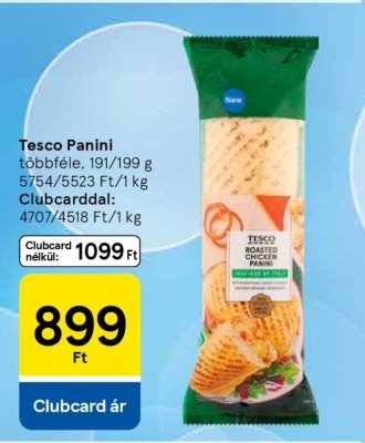 Tesco panini