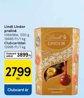 Lindt Lindor praliné