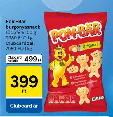 Pom-Bär burgonyasnack