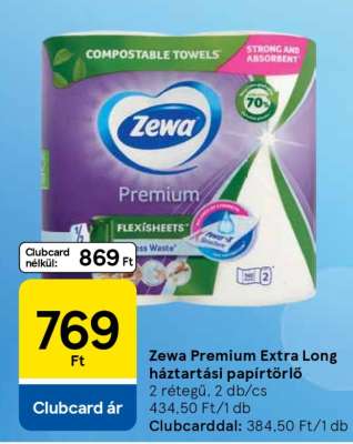 Zewa Premium Extra Long háztartási papírtörlő
