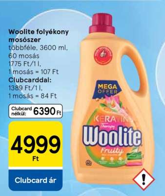 Woolite folyékony mosószer
