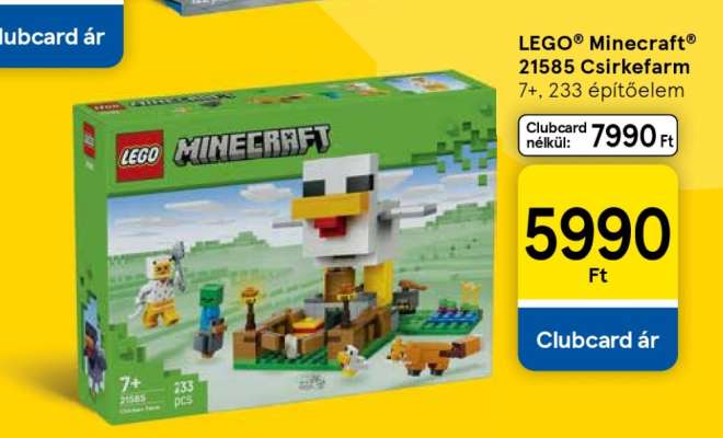 LEGO® Minecraft® 21585 Csirkefarm