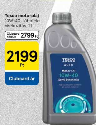 Tesco motorolaj