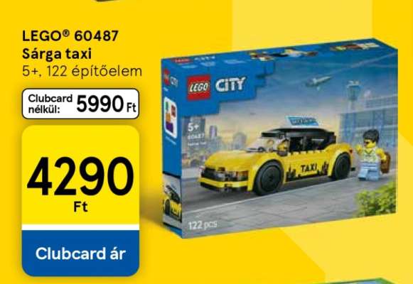 LEGO® 60487 Sárga taxi