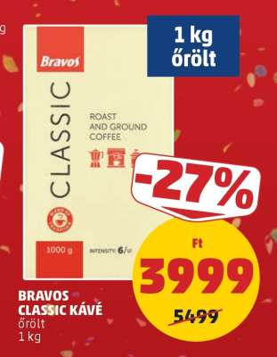 BRAVOS CLASSIC KÁVÉ