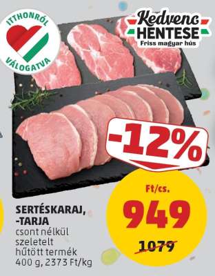 Sertéskaraj, -tarja