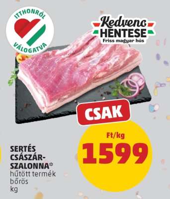 Sertés Császárszalonna
