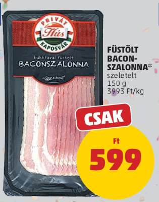 Füstölt Baconszalonna