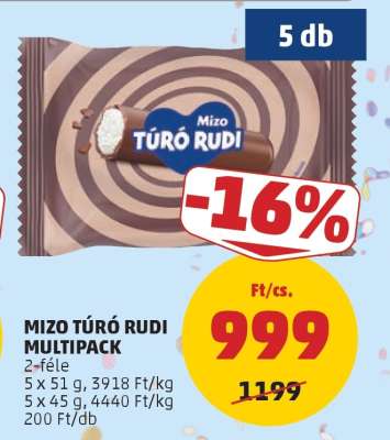 Mizo Túró Rudi Multipack