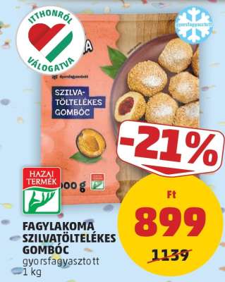 Fagylakoma Szilvatöltelékes Gombóc