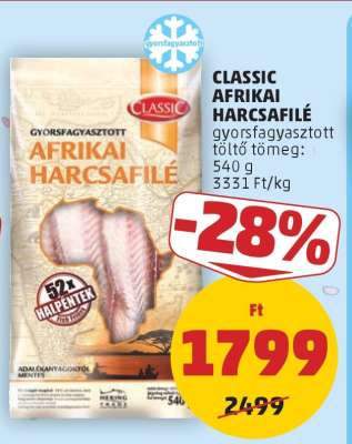 CLASSIC AFRIKAI HARCSAFILÉ