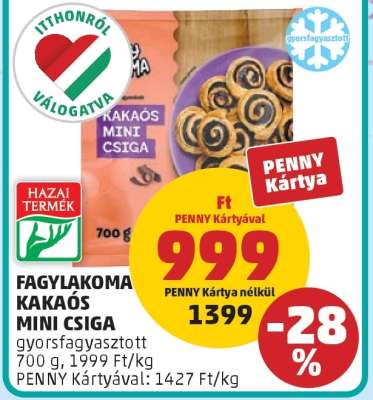 FAGYLAKOMA KAKAÓS MINI CSIGA