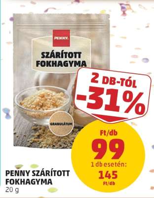 PENNY SZÁRÍTOTT FOKHAGYMA