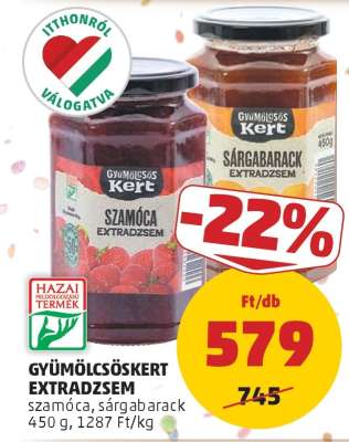 Gyümölcsöskert Extradzsem