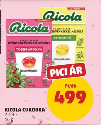 Ricola cukorka