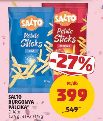 SALTO BURGONYA PÁLCIKA