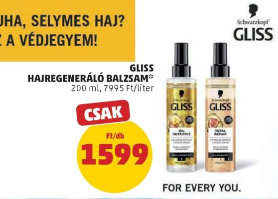 GLISS HAJREGENERÁLÓ BALZSAM