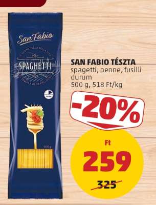 San Fabio Tészta